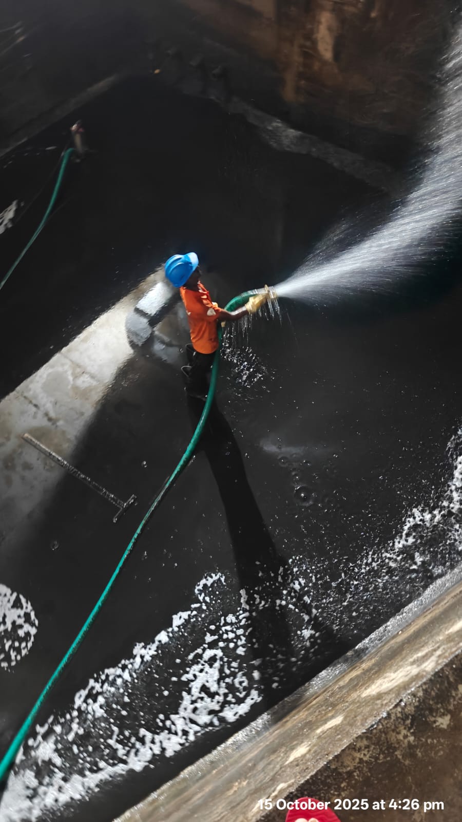 Cleaning in Progress